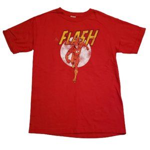 DC Comics 2006 The Flash T-Shirt Vintage Red / Gold | Men's Medium M Pre-owned